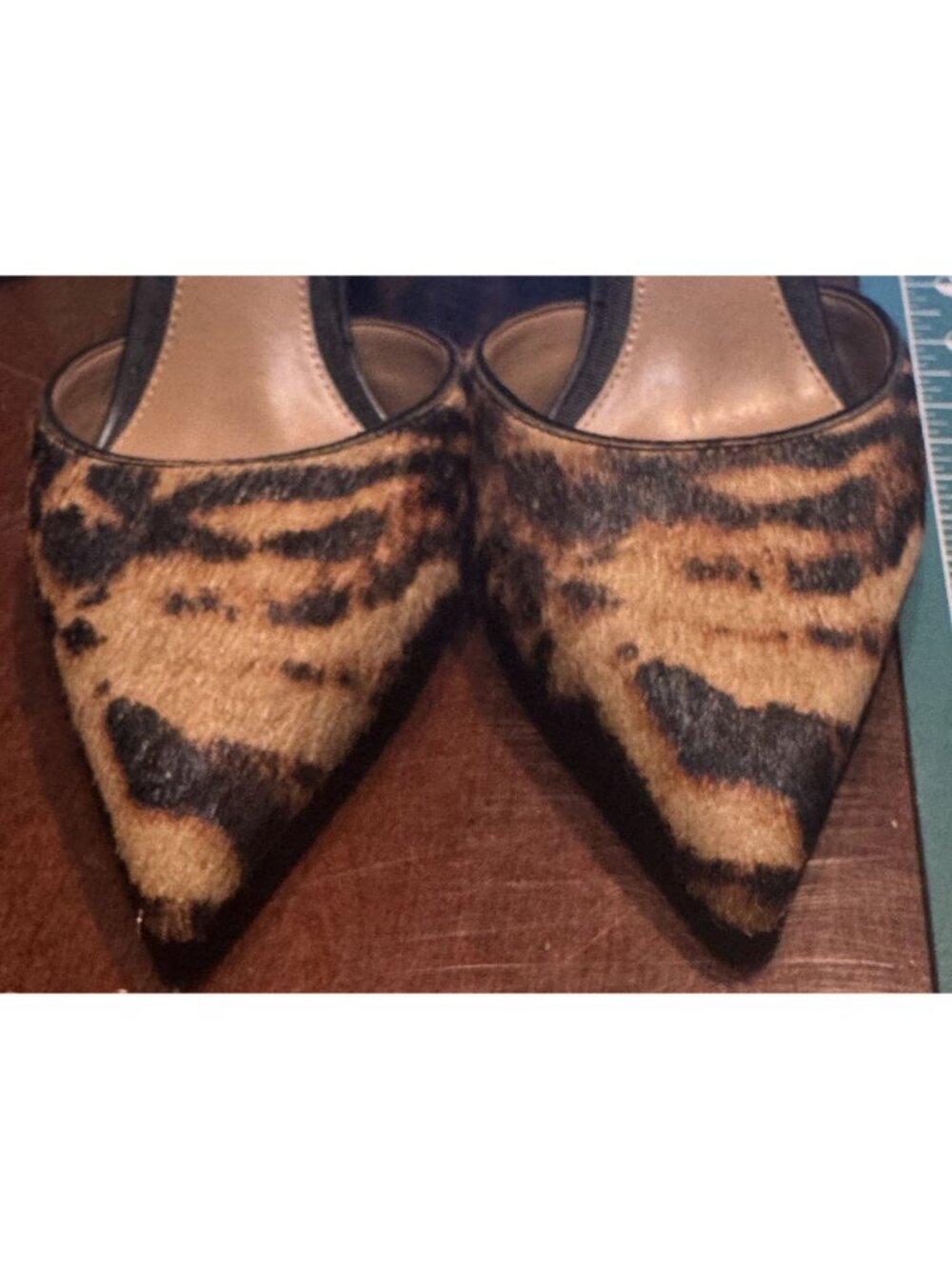 Sam Edelman Victoria Leopard Print DOrsay Heels Womens Size 6 M New - Picture 10 of 11